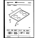 White-Westinghouse KF560GDH4 cooktop parts diagram