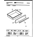 White-Westinghouse KF560GDH4 drawer parts diagram