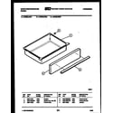 White-Westinghouse KF330JDW2 drawer parts diagram