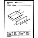 White-Westinghouse KF320JDH1 drawer parts diagram