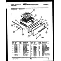 White-Westinghouse GF204KXW0 broiler drawer parts diagram