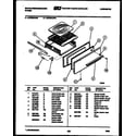 White-Westinghouse GF300KXD0 broiler drawer parts diagram