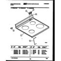 White-Westinghouse KF590HDF3 cooktop parts diagram