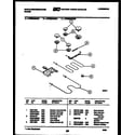 White-Westinghouse KF590HDF3 broiler parts diagram