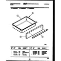 White-Westinghouse KF590HDF3 drawer parts diagram