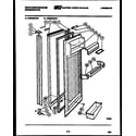 White-Westinghouse RT140LLF0 cabinet parts diagram