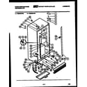 White-Westinghouse RT140LLF0 system and automatic defrost parts diagram