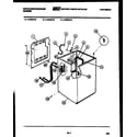 White-Westinghouse RT156HLV3 shelves and supports diagram