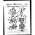 White-Westinghouse RT156HLV3 system and automatic defrost parts diagram