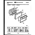 White-Westinghouse GF980KXD1 door parts diagram