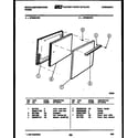 White-Westinghouse GF306KXD0 door parts diagram