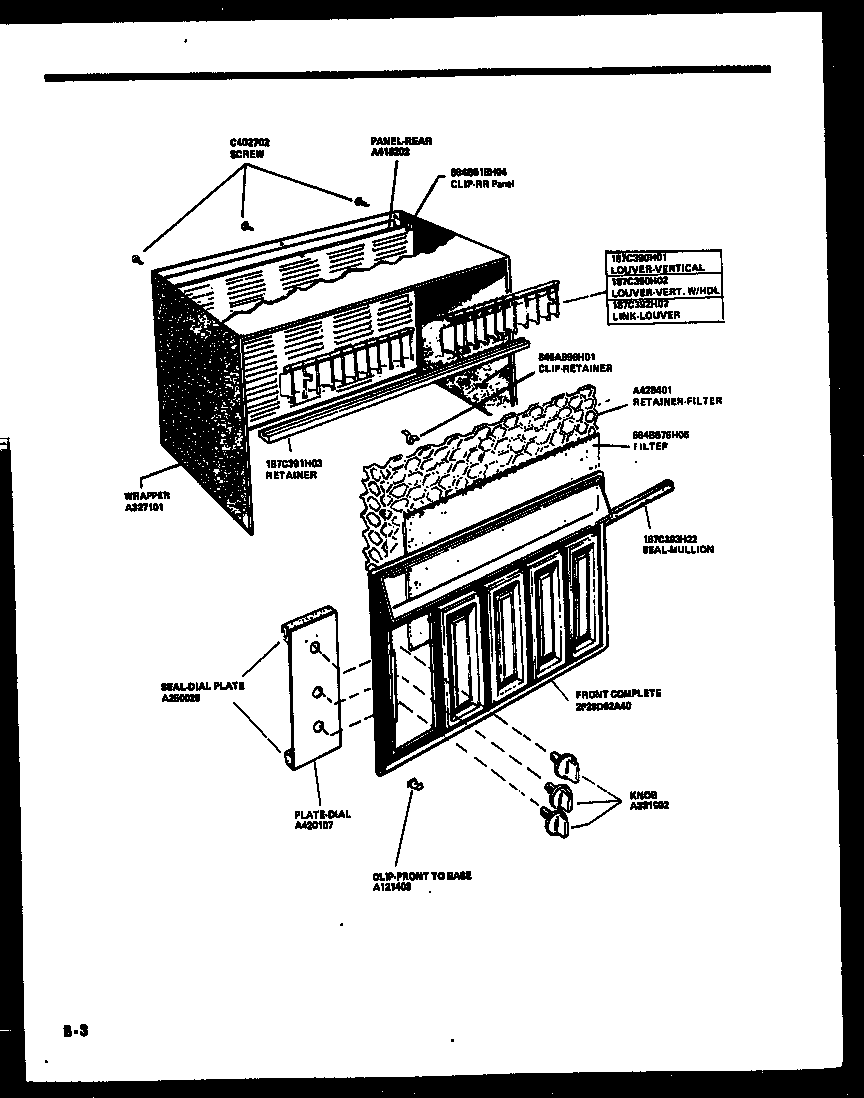 White-Westinghouse RT179LCW0 door parts diagram