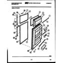 White-Westinghouse FC182LTW1 chest freezer parts diagram
