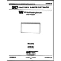 White-Westinghouse RT193LCD0 cover diagram