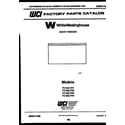 White-Westinghouse FC162LTW4 null diagram