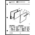 White-Westinghouse GF201HXW4 door parts diagram