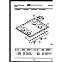 White-Westinghouse PGF201HXD0 door parts diagram