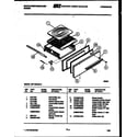 White-Westinghouse GF716HXD3 broiler drawer parts diagram