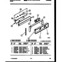 White-Westinghouse PGF410HXW1 backguard diagram