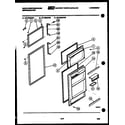 White-Westinghouse RT120GCV3 door parts diagram