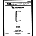 White-Westinghouse RT175LCW0 cover diagram