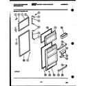 White-Westinghouse RT173LLH0 door parts diagram