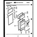 White-Westinghouse RT155LLD1 door parts diagram