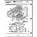 White-Westinghouse RT155LLD1 ice maker and installation parts diagram