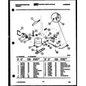 White-Westinghouse FC168JTW3 system and automatic defrost parts diagram