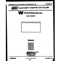 White-Westinghouse FC083LTW1 null diagram
