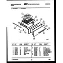White-Westinghouse GF620HXW3 cooktop parts and backguard diagram