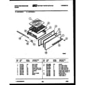 White-Westinghouse GF620HXW3 door parts diagram