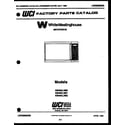 White-Westinghouse KM485LXMW2 control panel diagram