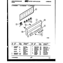 White-Westinghouse KF100KDH3 control panel diagram