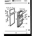White-Westinghouse RT120LCW0 door parts diagram