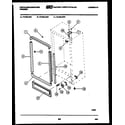 White-Westinghouse FU100LRW1 cabinet parts diagram