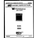 White-Westinghouse KD860GDKH3 cover diagram