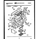 White-Westinghouse KD860GDKH3 body parts diagram