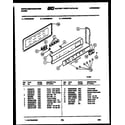 White-Westinghouse KF404GDD5 control panel diagram