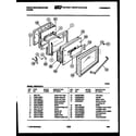 White-Westinghouse KS970GDKH2 door parts diagram