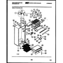 White-Westinghouse RA186GCD5 cabinet parts diagram