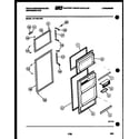 White-Westinghouse RT163LLD1 door parts diagram