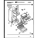White-Westinghouse RT163LLD1 cabinet parts diagram