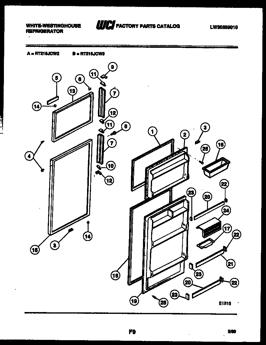 White-Westinghouse PGF716HXD2 backguard diagram