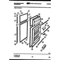 White-Westinghouse PRT217HV0 door parts diagram