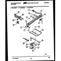 White-Westinghouse GF770HXW4 burner, manifold and gas control diagram