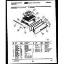 White-Westinghouse GF770HXW4 broiler drawer parts diagram