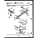 White-Westinghouse GF521HXD2 burner, manifold and gas control diagram