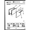 White-Westinghouse GF600HXD2 door parts diagram
