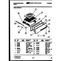 White-Westinghouse GF600HXD2 broiler drawer parts diagram